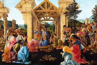 Sandro Botticelli:  (id: 22765) többrészes vászonkép