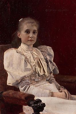 Fiatal lány portréja (1894) (többrészes kép) - vászonkép, falikép otthonra és irodába
