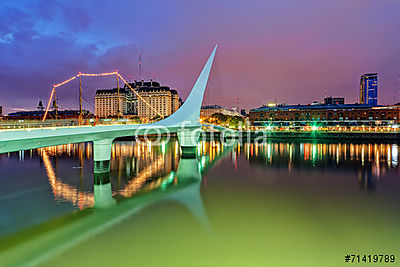 Puerto Madero (poszter) - vászonkép, falikép otthonra és irodába