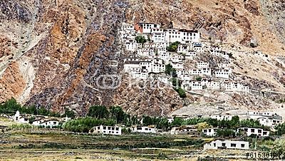 Karsha gompa - Ladakh -India (többrészes kép) - vászonkép, falikép otthonra és irodába