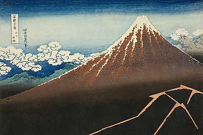 Katsushika Hokusai:  (id: 14271) többrészes vászonkép