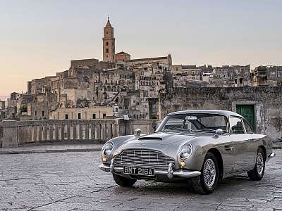 Aston Martin DB5, James Bond 4-3 arány (bögre) - vászonkép, falikép otthonra és irodába