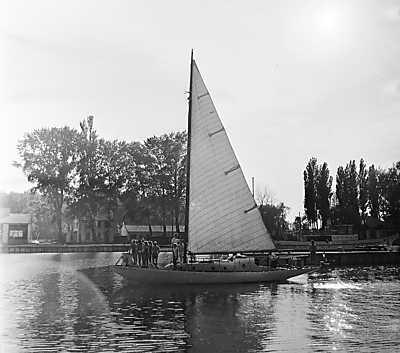 Siófok, kikötő (1959) (fotótapéta) - vászonkép, falikép otthonra és irodába