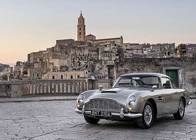 Aston Martin DB5, James Bond 5-7 arány (poszter) - vászonkép, falikép otthonra és irodába