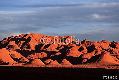 Canyon of a Devil, Tolar Grande, Salta, Argentina (többrészes kép) - vászonkép, falikép otthonra és irodába