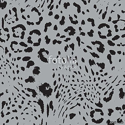 Trendy Leopard or cheetah skin seamless pattern, animal fur. Fabric design, wrapping paper, textile. (többrészes kép) - vászonkép, falikép otthonra és irodába