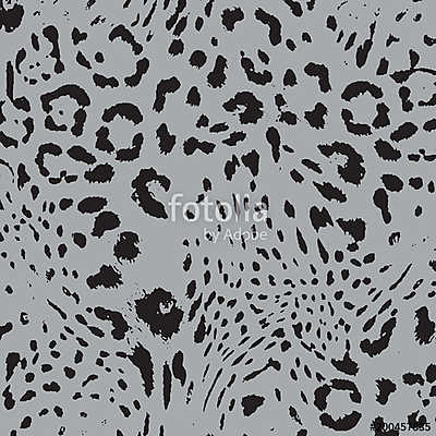 Trendy Leopard or cheetah skin seamless pattern, animal fur. Fabric design, wrapping paper, textile. (vászonkép óra) - vászonkép, falikép otthonra és irodába