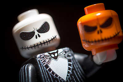 LEGO Characters - Jack Skellington (poszter) - vászonkép, falikép otthonra és irodába