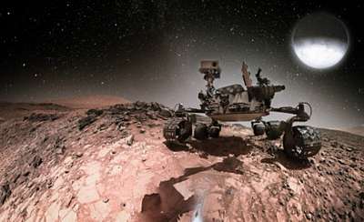 Rover a Marson (fotótapéta) - vászonkép, falikép otthonra és irodába