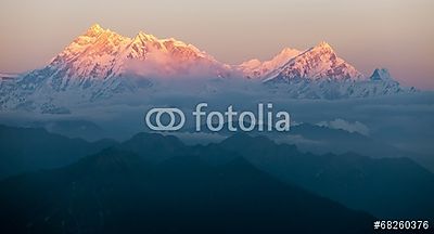 Annapurna - nepáli esti nézet (bögre) - vászonkép, falikép otthonra és irodába