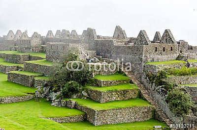 Machu Picchu (keretezett kép) - vászonkép, falikép otthonra és irodába