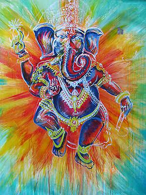 Ganesha (fotótapéta) - vászonkép, falikép otthonra és irodába