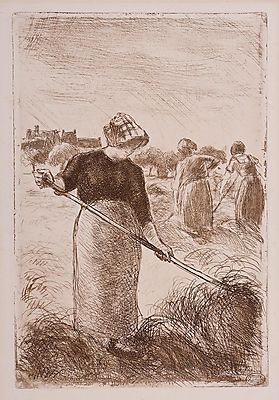 Camille Pissarro:  (id: 2682) többrészes vászonkép