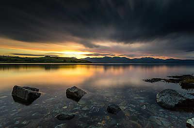 Loch LInhe, Skócia (bögre) - vászonkép, falikép otthonra és irodába