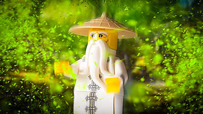 LEGO Characters - Ninja guru (fotótapéta) - vászonkép, falikép otthonra és irodába