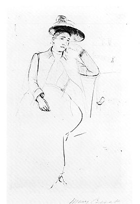Mary Cassatt:  (id: 1885) falikép keretezve