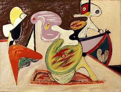 Arshile Gorky:  (id: 19685) többrészes vászonkép