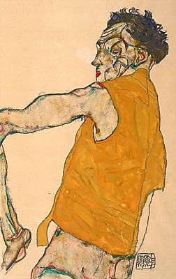 Egon Schiele:  (id: 3085) falikép keretezve