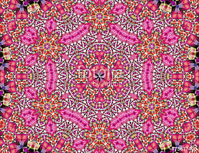 Love flowers mandala (bögre) - vászonkép, falikép otthonra és irodába