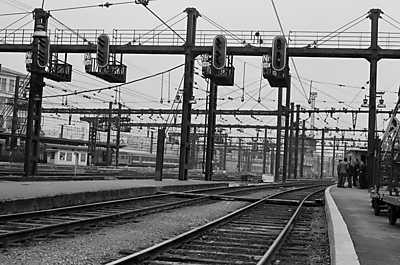 Párizs, Gare de Lyon pályaudvar (bögre) - vászonkép, falikép otthonra és irodába