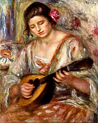 Pierre Auguste Renoir:  (id: 1389) falikép keretezve