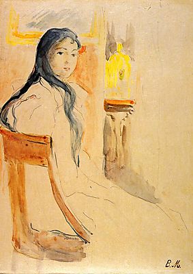 Berthe Morisot:  (id: 1990) többrészes vászonkép