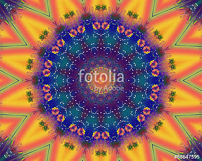 Beautiful  mandala (fotótapéta) - vászonkép, falikép otthonra és irodába