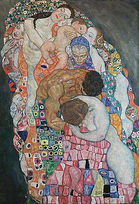Gustav Klimt:  (id: 3592) falikép keretezve
