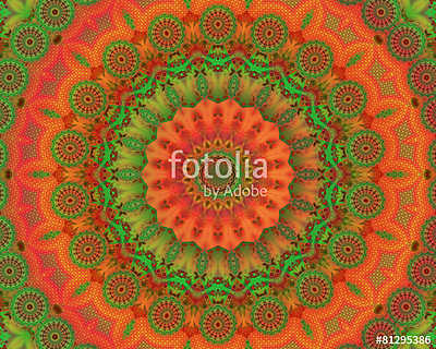 Colorful meditation mandala (fotótapéta) - vászonkép, falikép otthonra és irodába