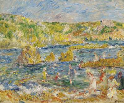 Pierre Auguste Renoir:  (id: 23494) falikép keretezve