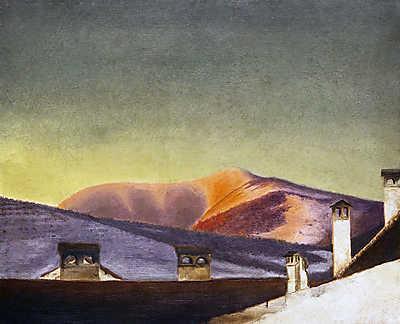 Dalmát hegy (színverzió 1) - vászonkép, falikép otthonra és irodába