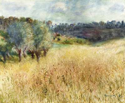 Pierre Auguste Renoir:  (id: 23497) falikép keretezve