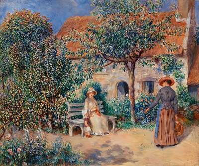 Pierre Auguste Renoir:  (id: 23498) falikép keretezve