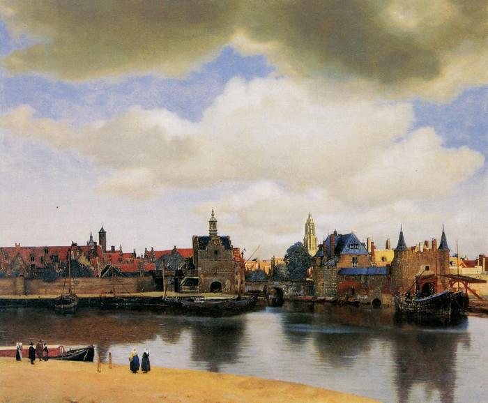 Delft látképe, Jan Vermeer