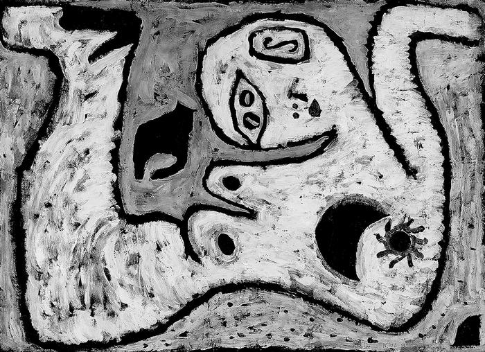 A woman for Gods - színverzió 1., Paul Klee