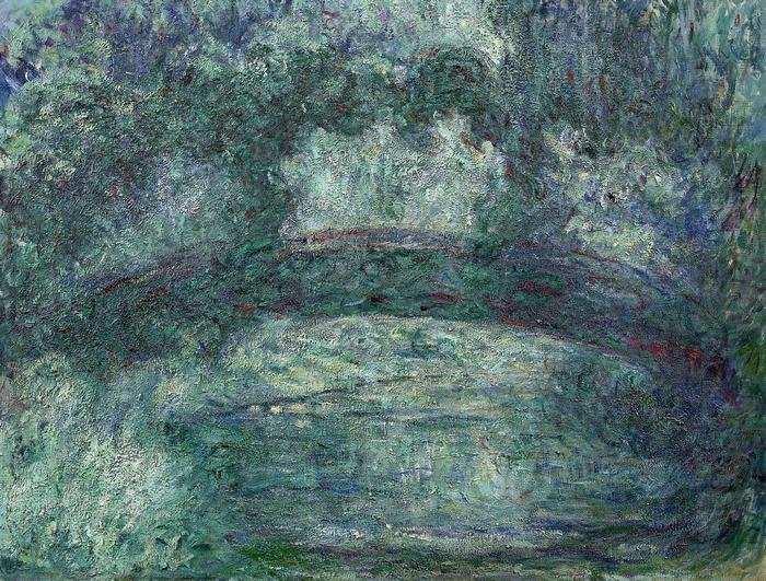 A japán híd Givernyben (1920 körül), Claude Monet