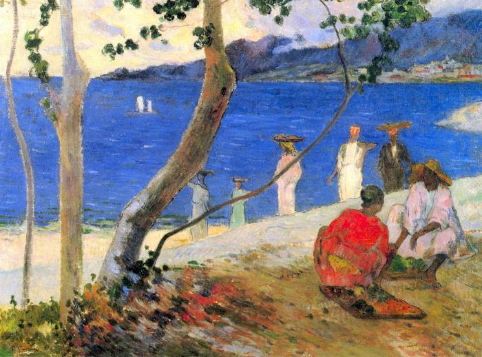 Strandrészlet, Paul Gauguin
