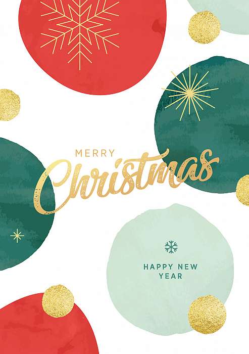 Merry Christmas grafika, 