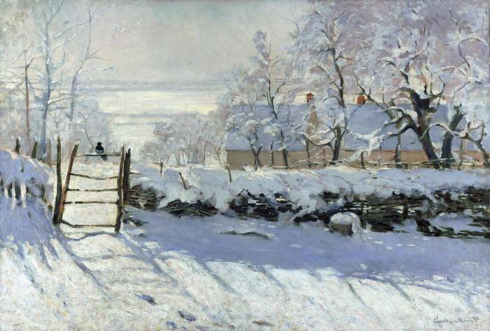 A szarka (1868-1869), Claude Monet