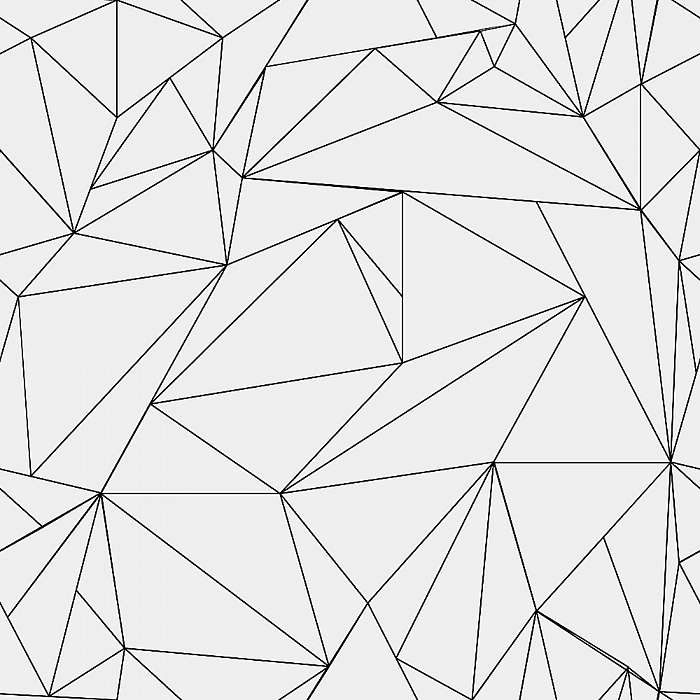 Geometric simple black and white minimalistic pattern, triangles, Premium Kollekció
