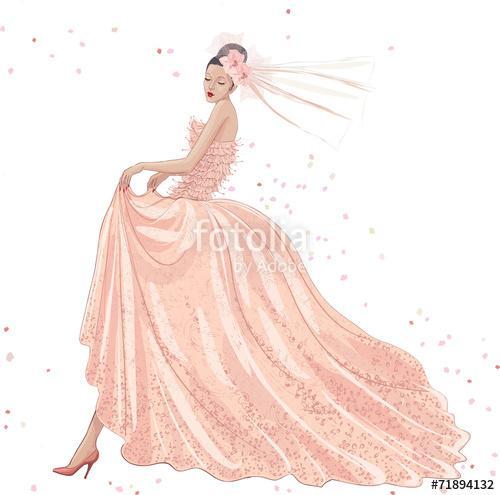 Fiatal lány pink ruhában, Premium Kollekció
