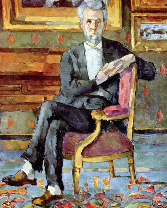 Victor Chocquet ülő portréja, Paul Cézanne