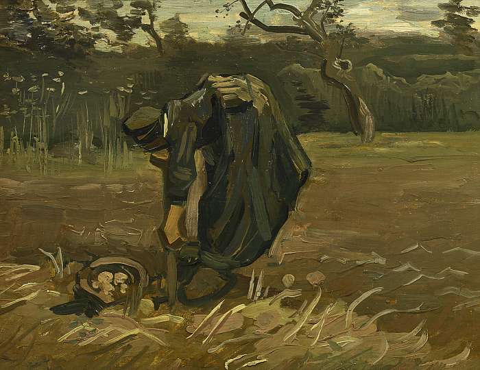 Burgonyaszedő parasztasszony, Vincent Van Gogh