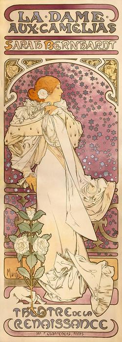 Kaméliás hölgy, Alfons Mucha