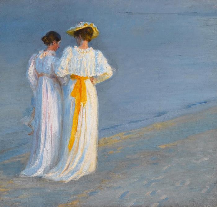 Skagen-i tengerparton (részlet), Peder Severin Kroyer