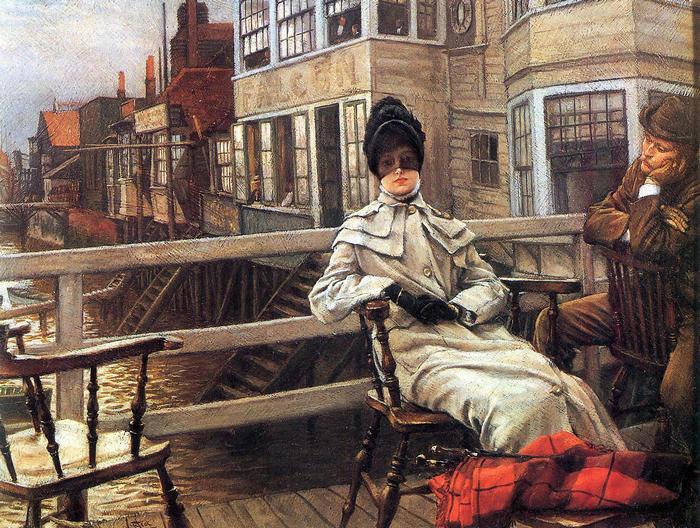 A kompon várva, James Tissot