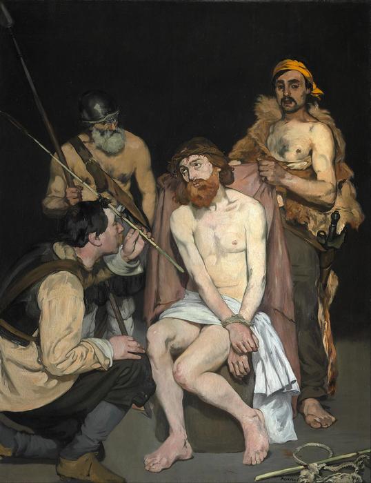 Jézust csúfolják a katonák (1864), Edouard Manet