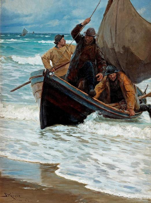 Halászok hazatérése, Peder Severin Kroyer