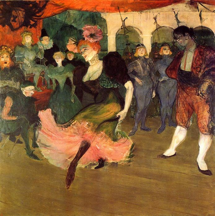 Marcelle Lender bolerót táncol a Chilpéric-ben, Henri de Toulouse Lautrec