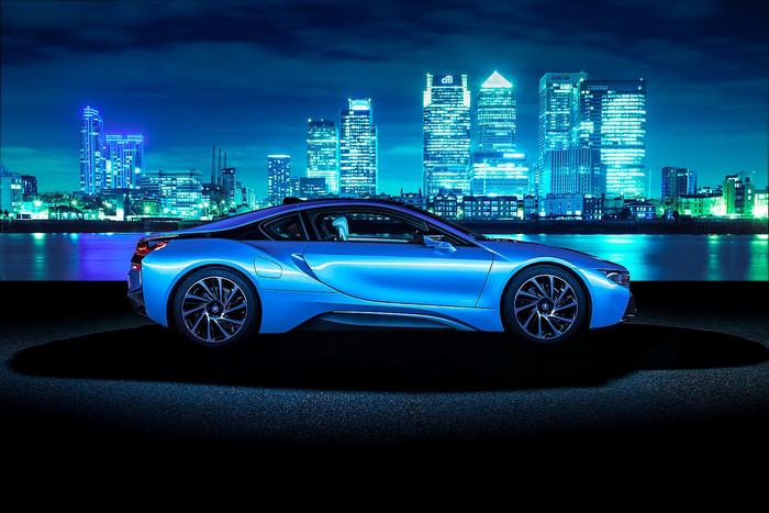 BMW i8 Blue by Night, 